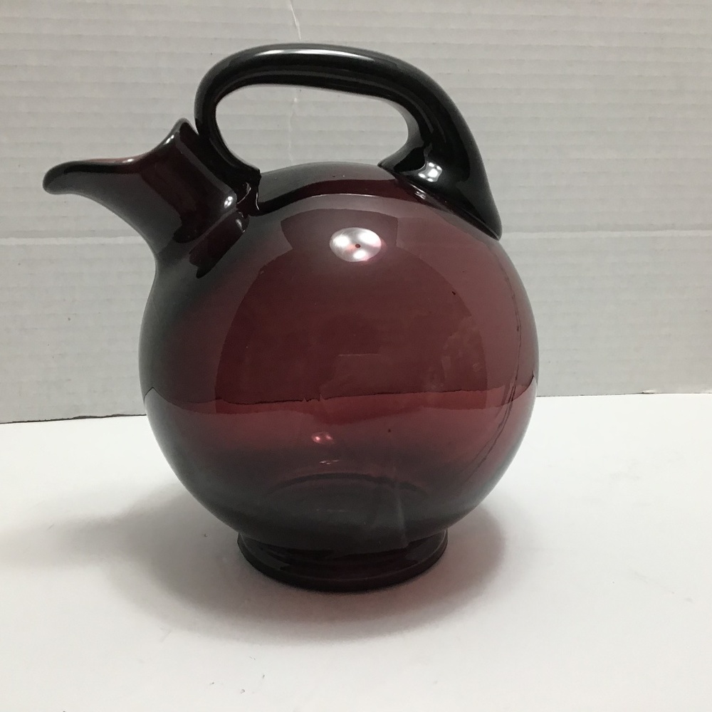 Vintage collectable Purple Amethyst Glass Pitcher